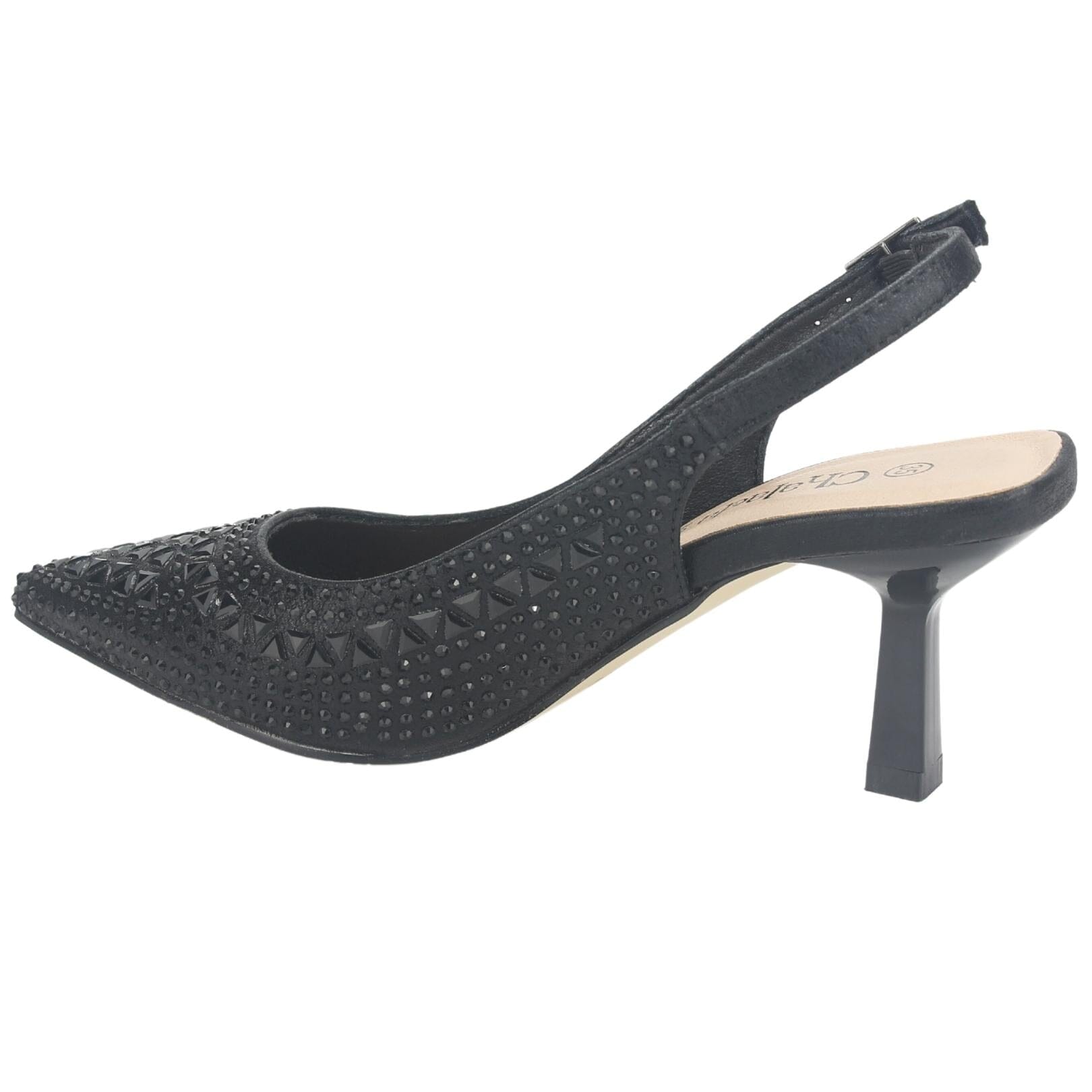 ZAPATO CHALADA MUJER HOT-70 NEGRO CASUAL - 2