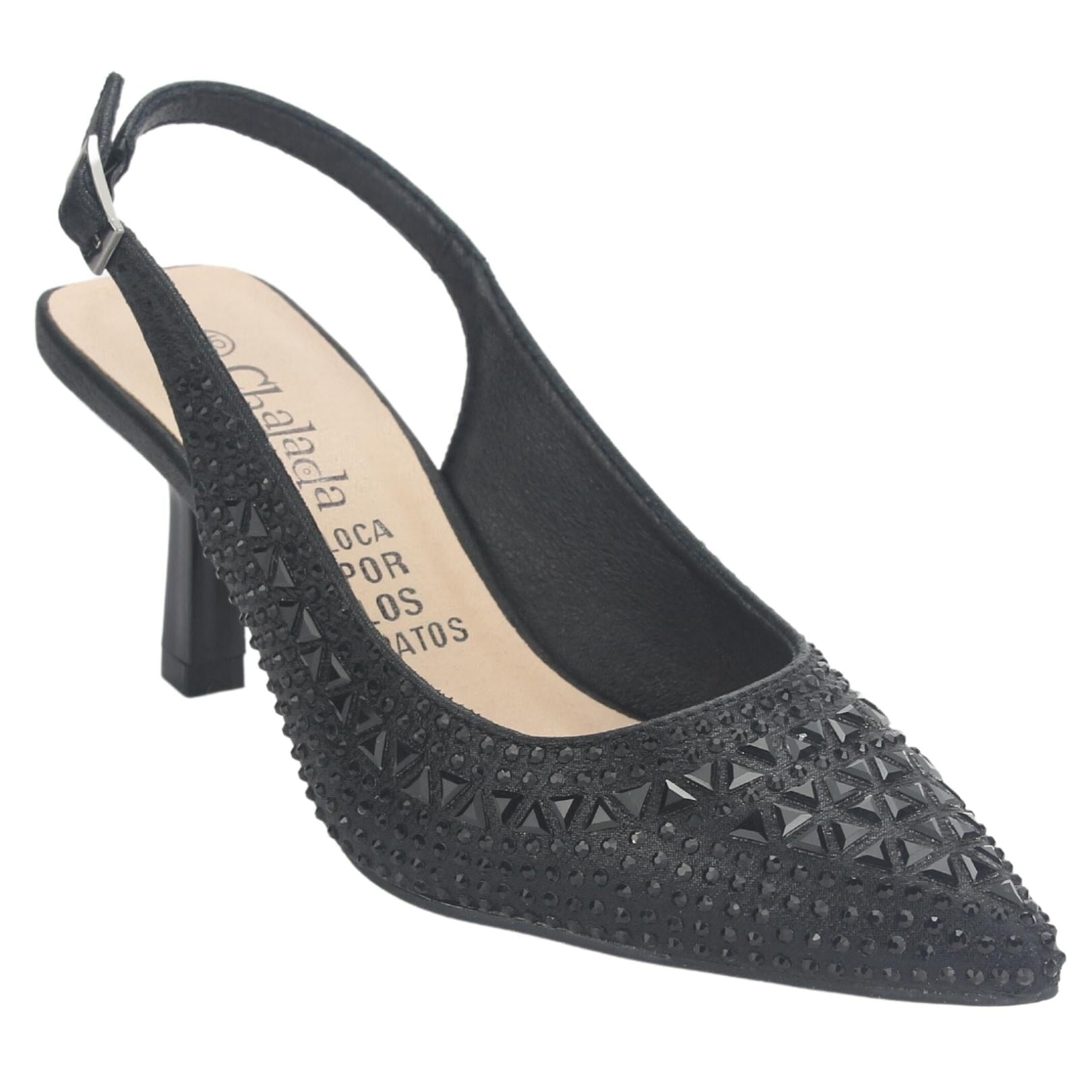 ZAPATO CHALADA MUJER HOT-70 NEGRO CASUAL - 3
