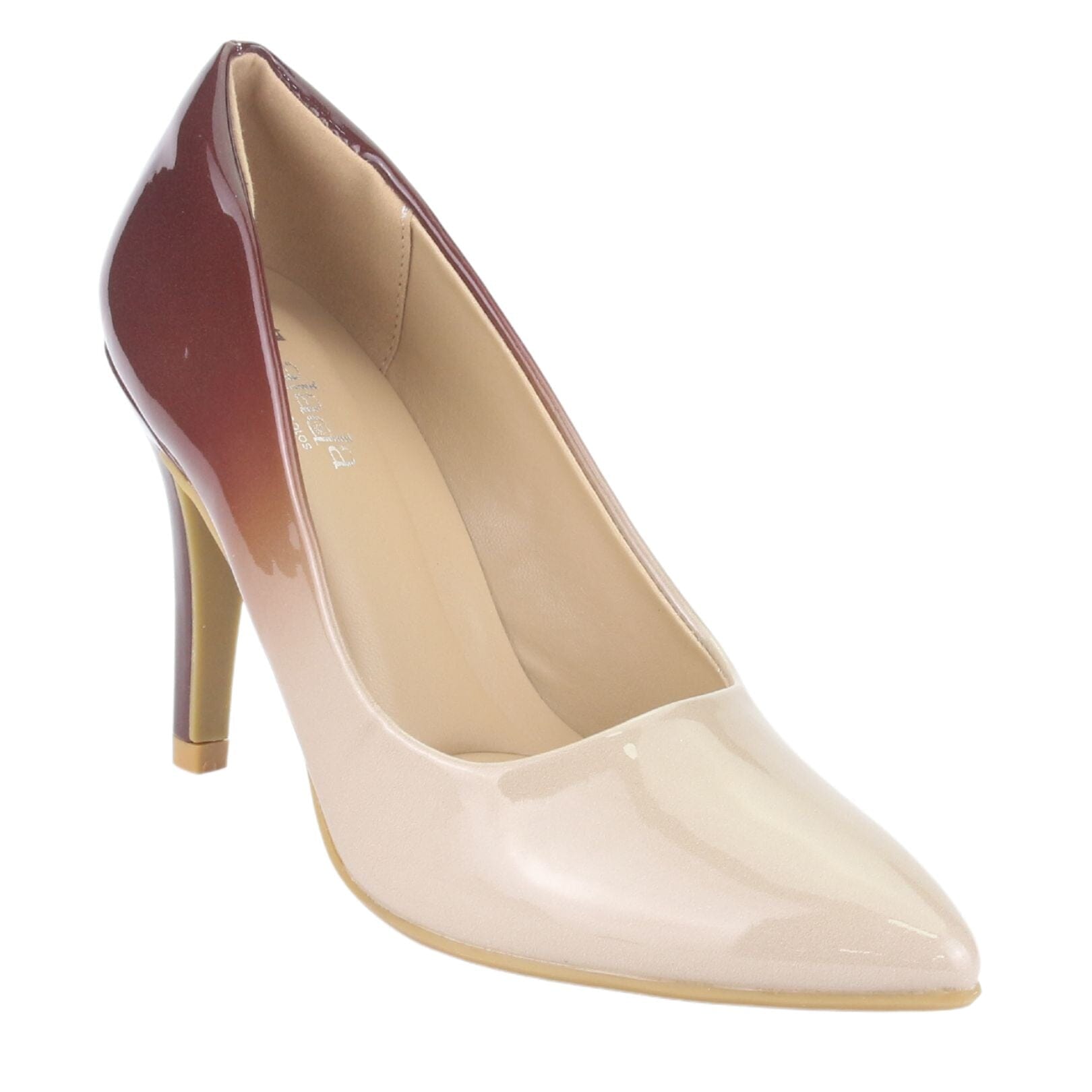 ZAPATO CHALADA MUJER CLORA-20 BEIGE CAFE MODA - 3