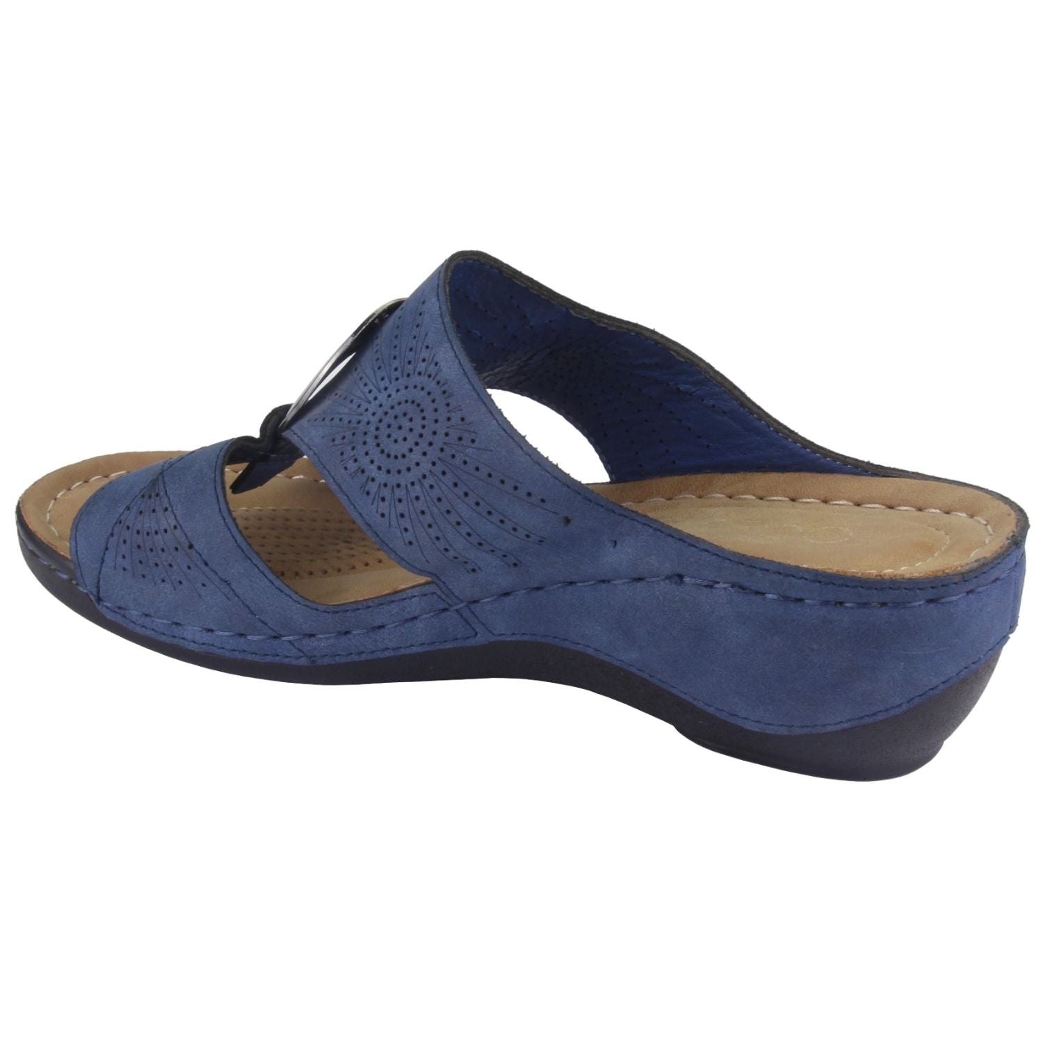 SANDALIAS CHALADA MUJER KON-5 AZUL MARINO - 2