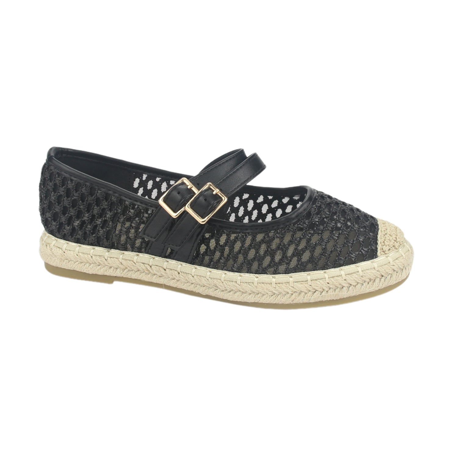 ALPARGATAS CHALADA MUJER DIJON-12 NEGRO CASUAL - 1