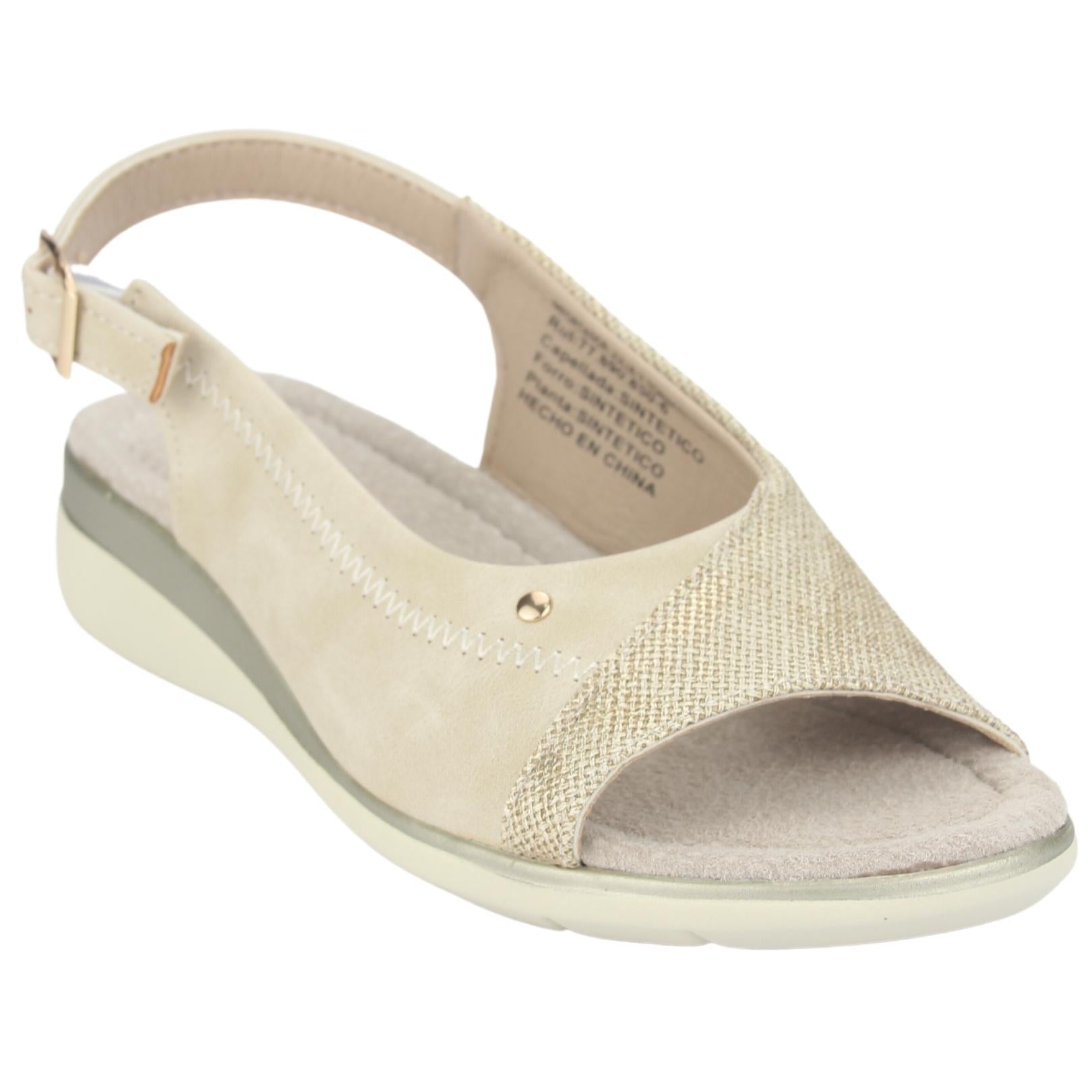 SANDALIAS CHALADA MUJER FLORO-5 BEIGE - 2