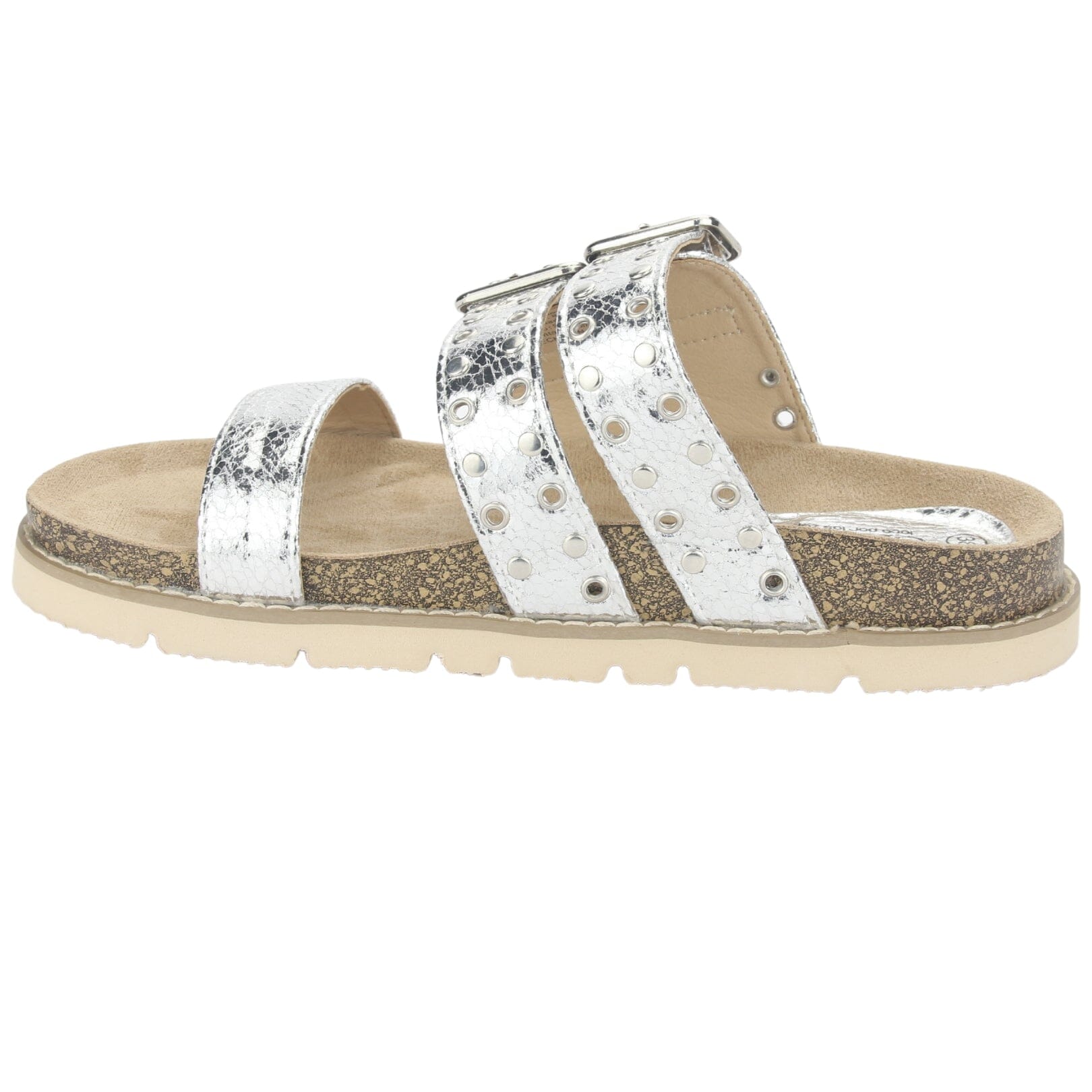 SANDALIAS CHALADA MUJER LILA-12 PLATEADO - 2