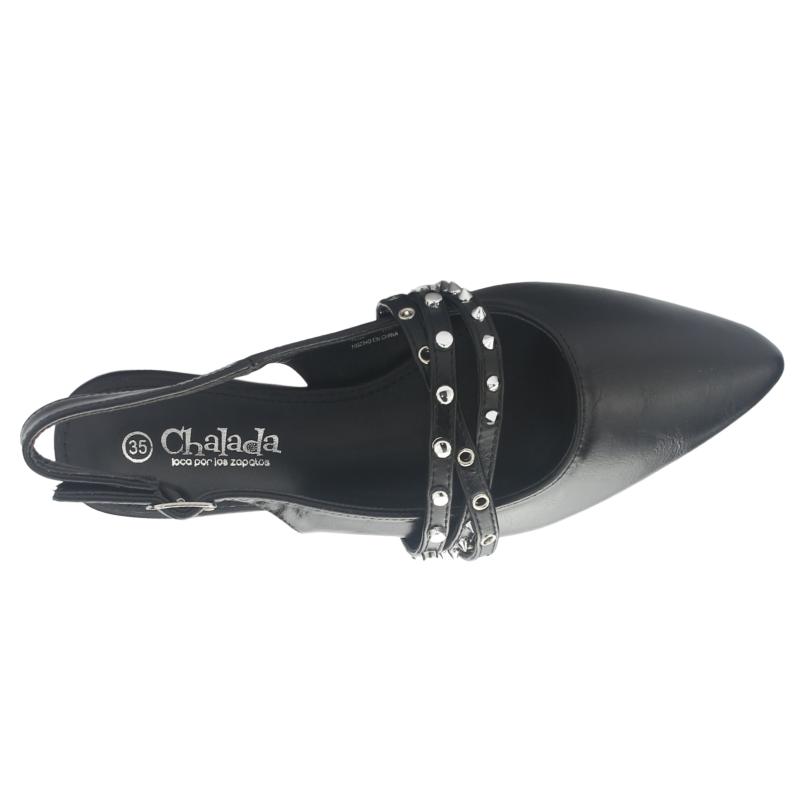 BALLERINA CHALADA MUJER MARIS-6 NEGRO CASUAL - 3