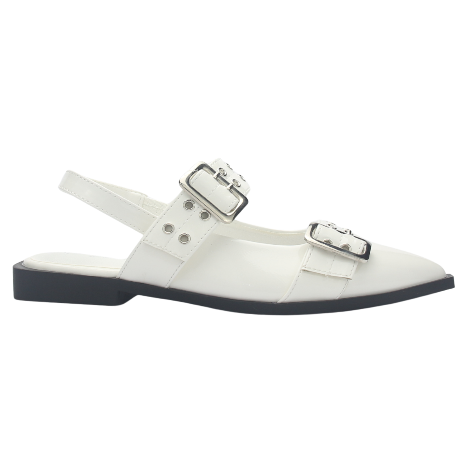 BALLERINA MUJER CHALADA SLIK-21 BLANCO CASUAL - 1