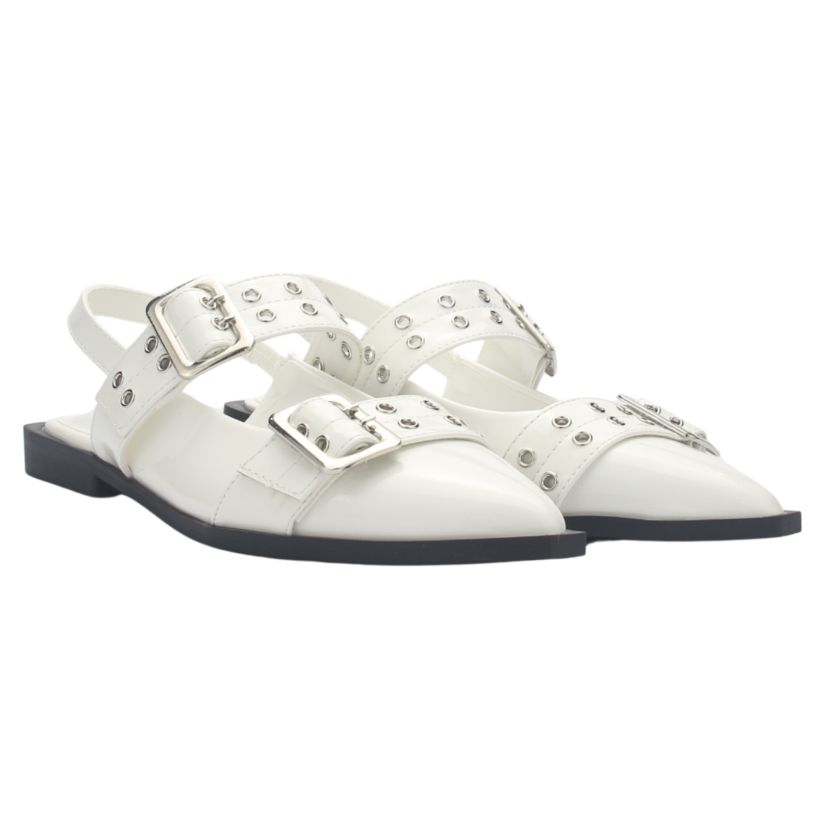 BALLERINA MUJER CHALADA SLIK-21 BLANCO CASUAL - 3