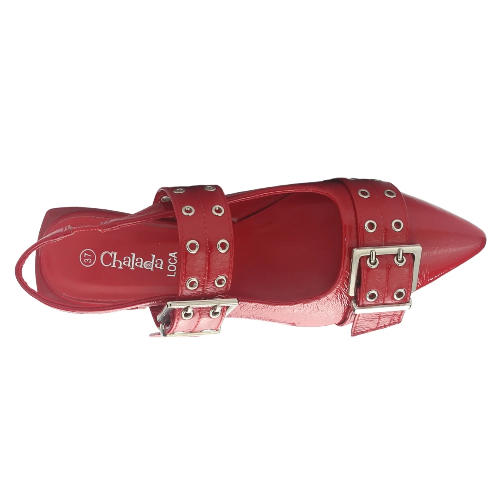 BALLERINA MUJER CHALADA SLIK-1 ROJO CASUAL - 2