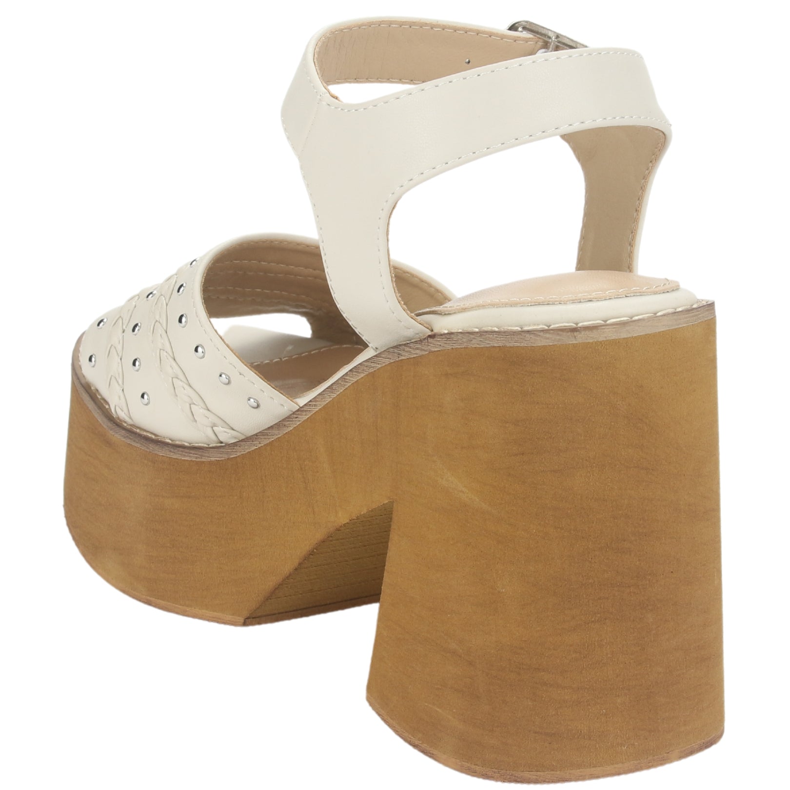 SANDALIAS CHALADA MUJER 45-WAKE-1  BLANCO - 4