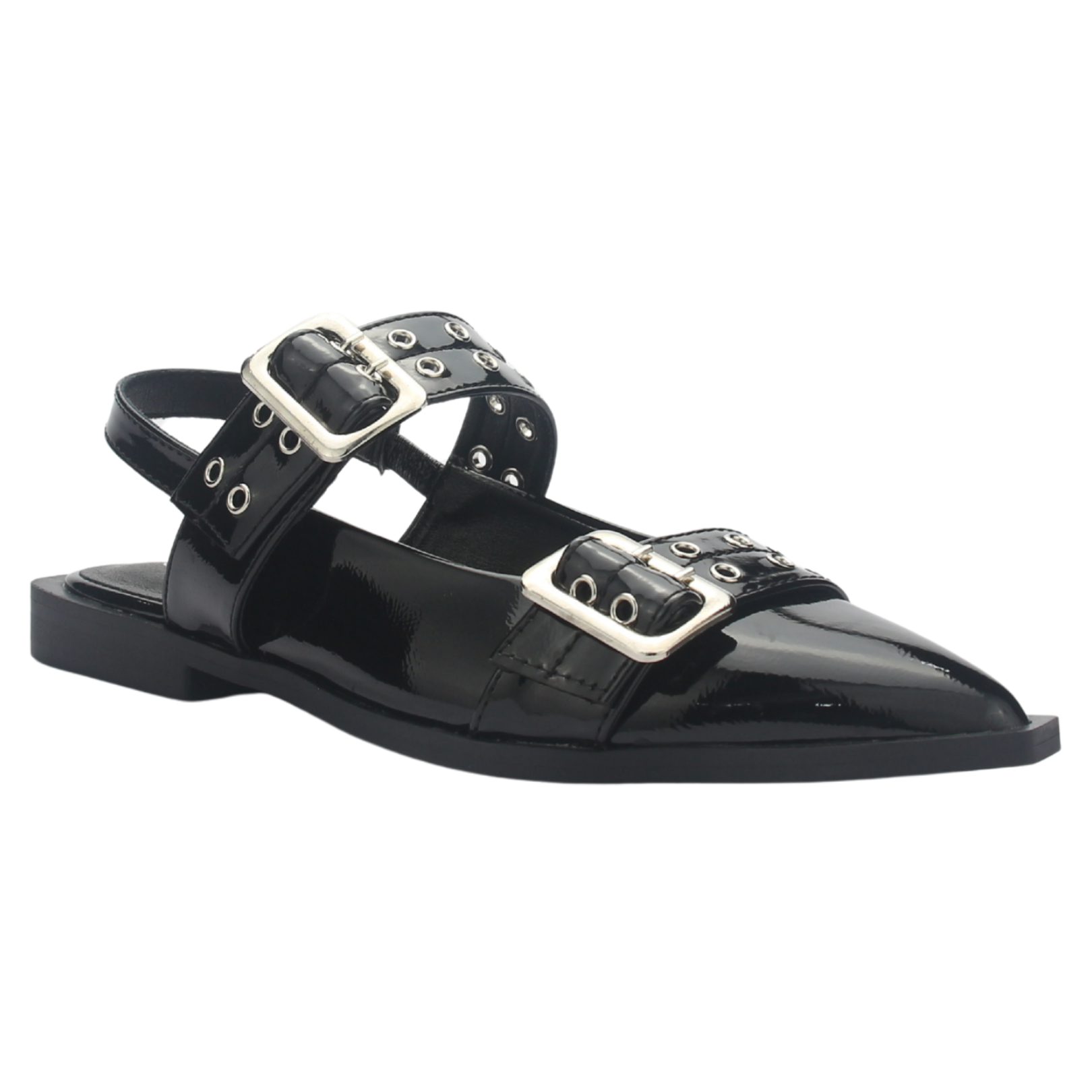 BALLERINA MUJER CHALADA SLIK-21 NEGRO CASUAL - 2