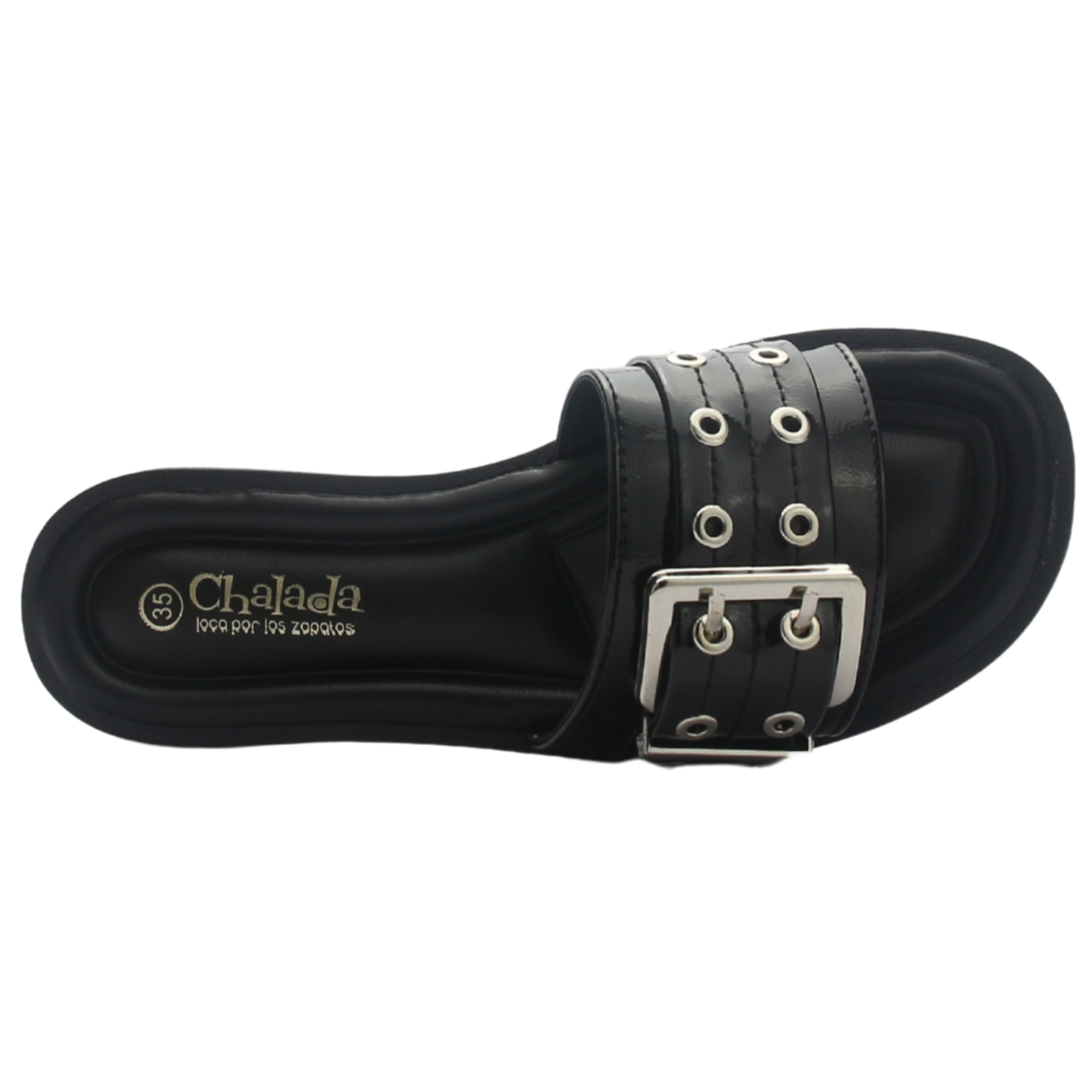 SANDALIA MUJER COLOR NEGRO CASUAL CHALADA BELLAGIO-1 - 4