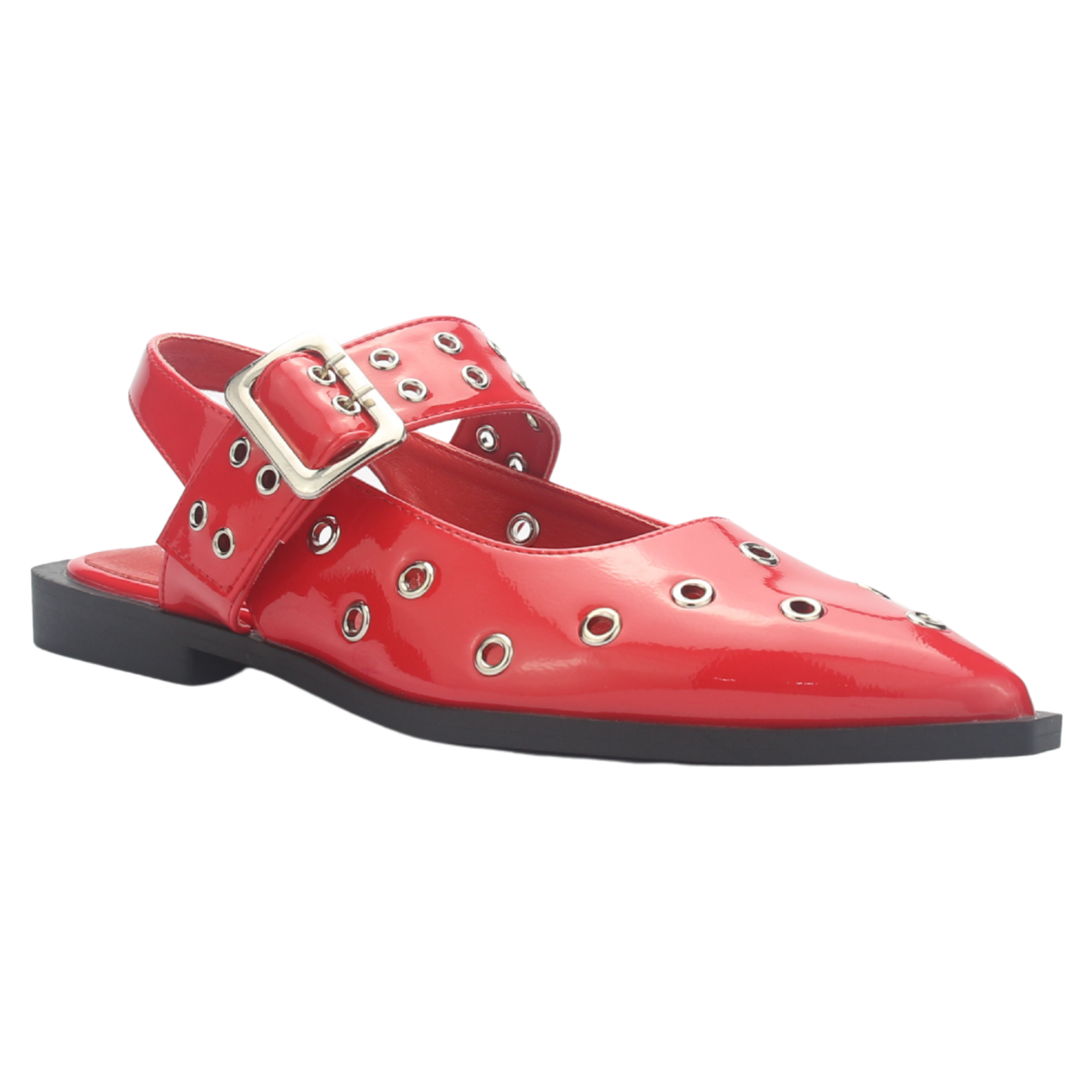 BALLERINA MUJER CHALADA SLIK-20 ROJO CASUAL - 3