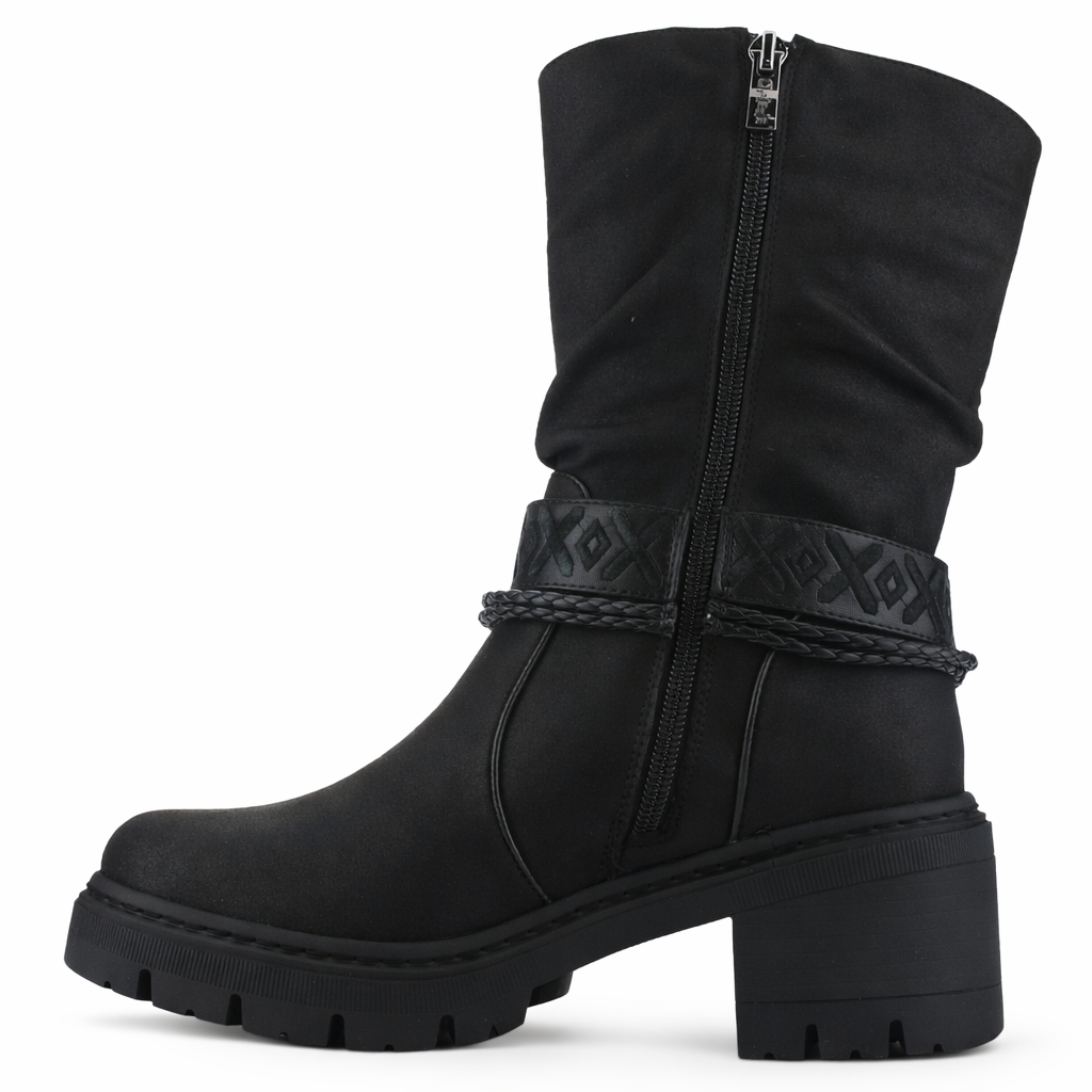 BOTIN NEGRO MUJER CASUAL CHALADA TERRA 2 - 2