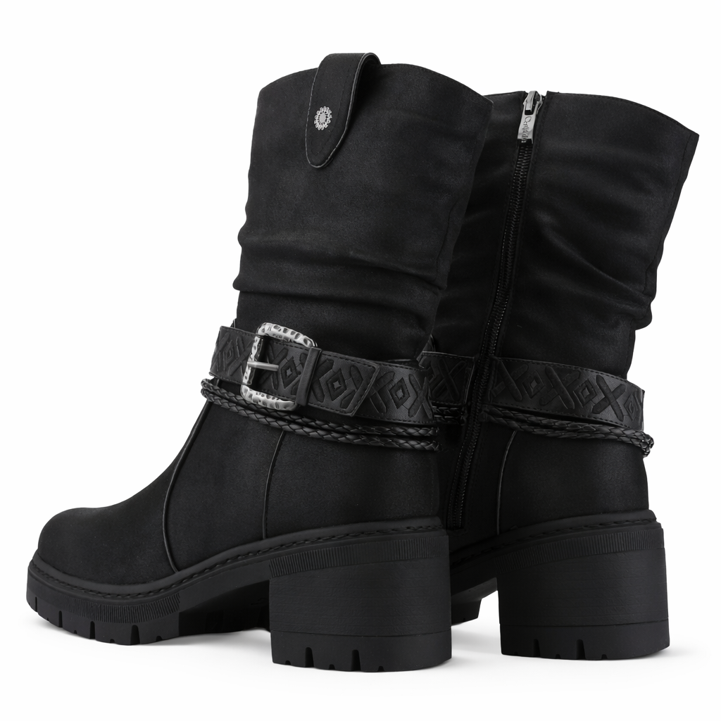 BOTIN NEGRO MUJER CASUAL CHALADA TERRA 2 - 6