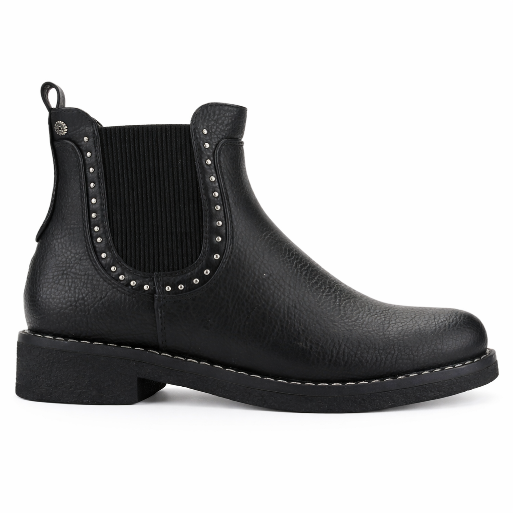 BOTIN NEGRO MUJER CASUAL CHALADA CREVA - 1