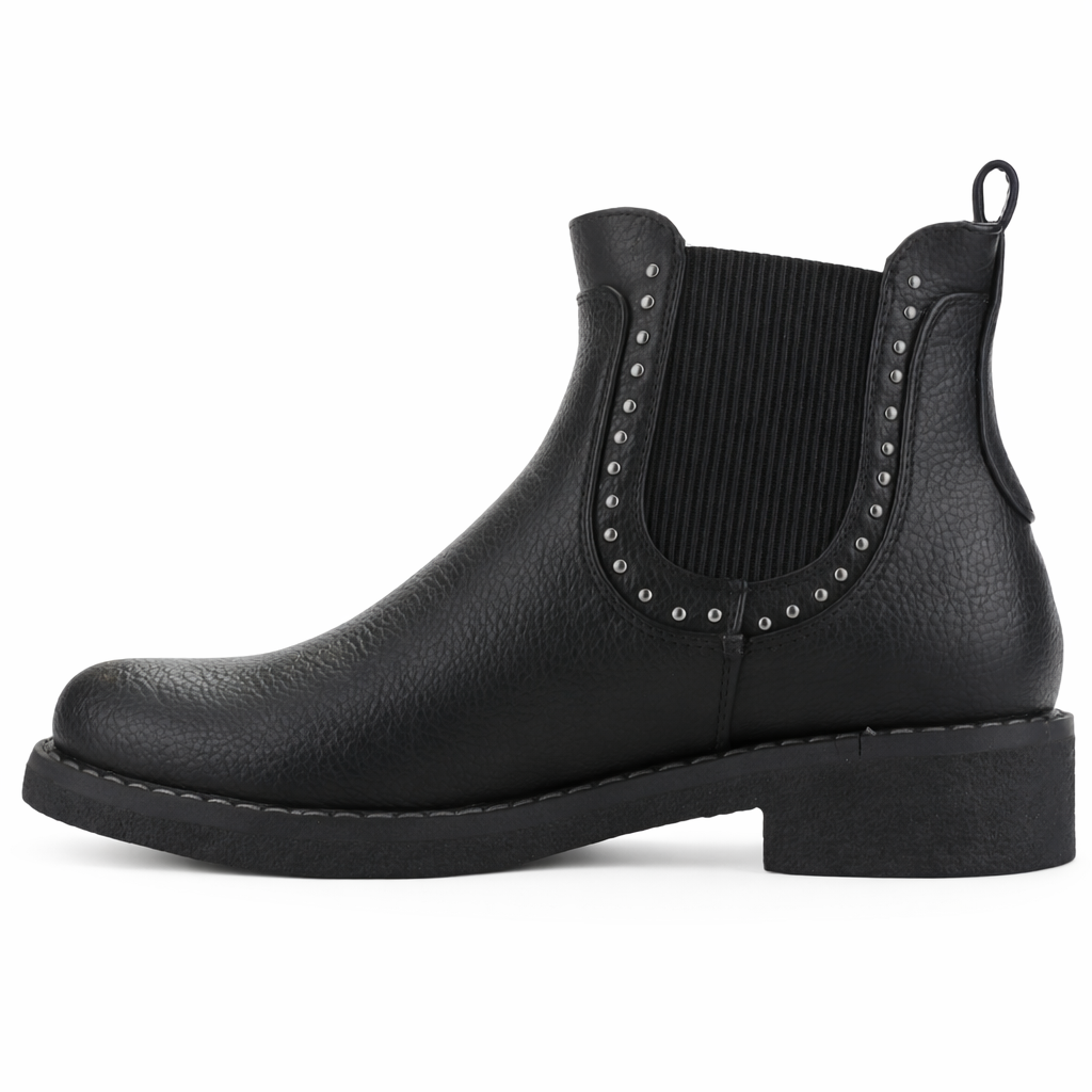 BOTIN NEGRO MUJER CASUAL CHALADA CREVA - 2