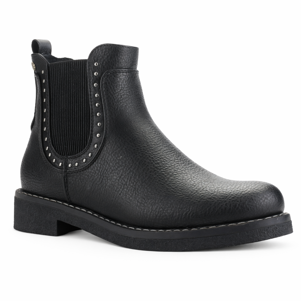 BOTIN NEGRO MUJER CASUAL CHALADA CREVA - 3