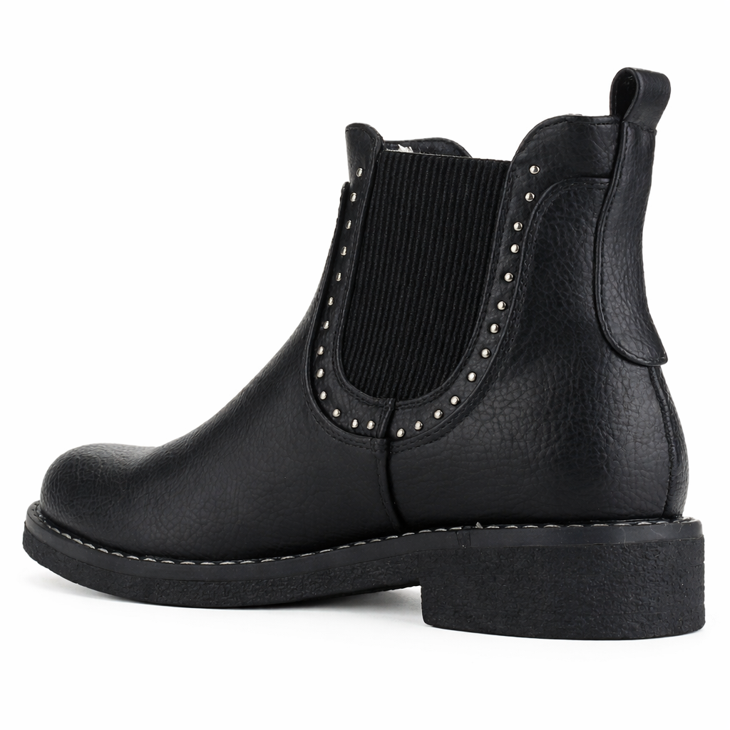 BOTIN NEGRO MUJER CASUAL CHALADA CREVA - 4