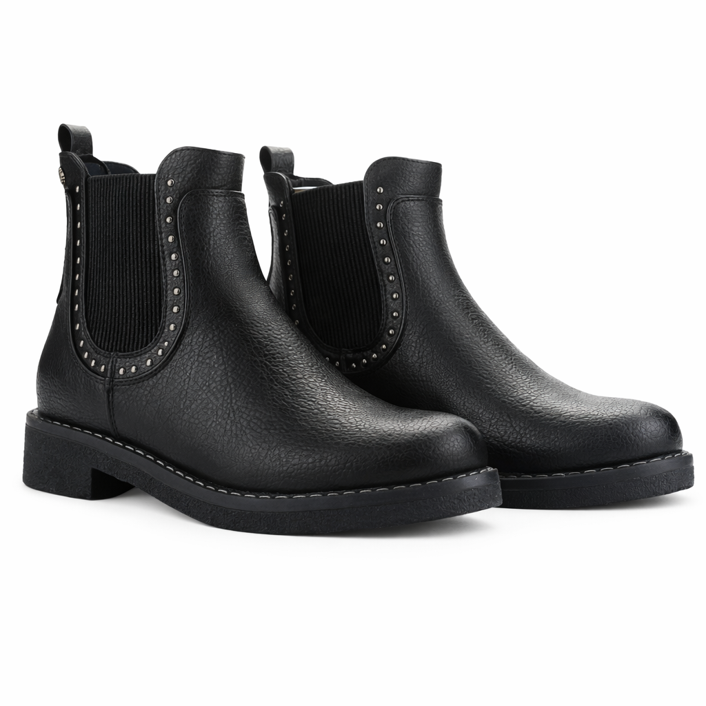 BOTIN NEGRO MUJER CASUAL CHALADA CREVA - 5
