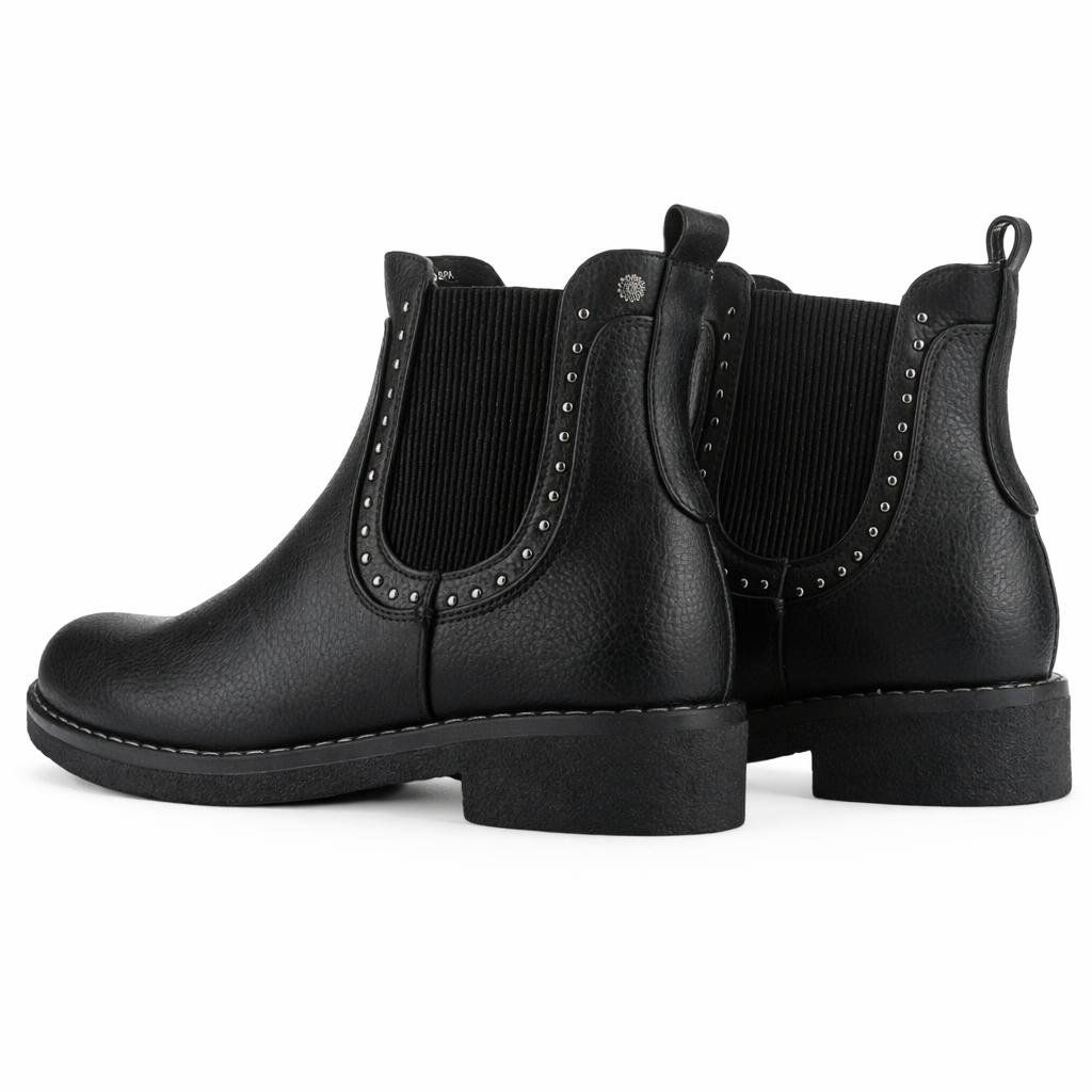 BOTIN NEGRO MUJER CASUAL CHALADA CREVA - 6