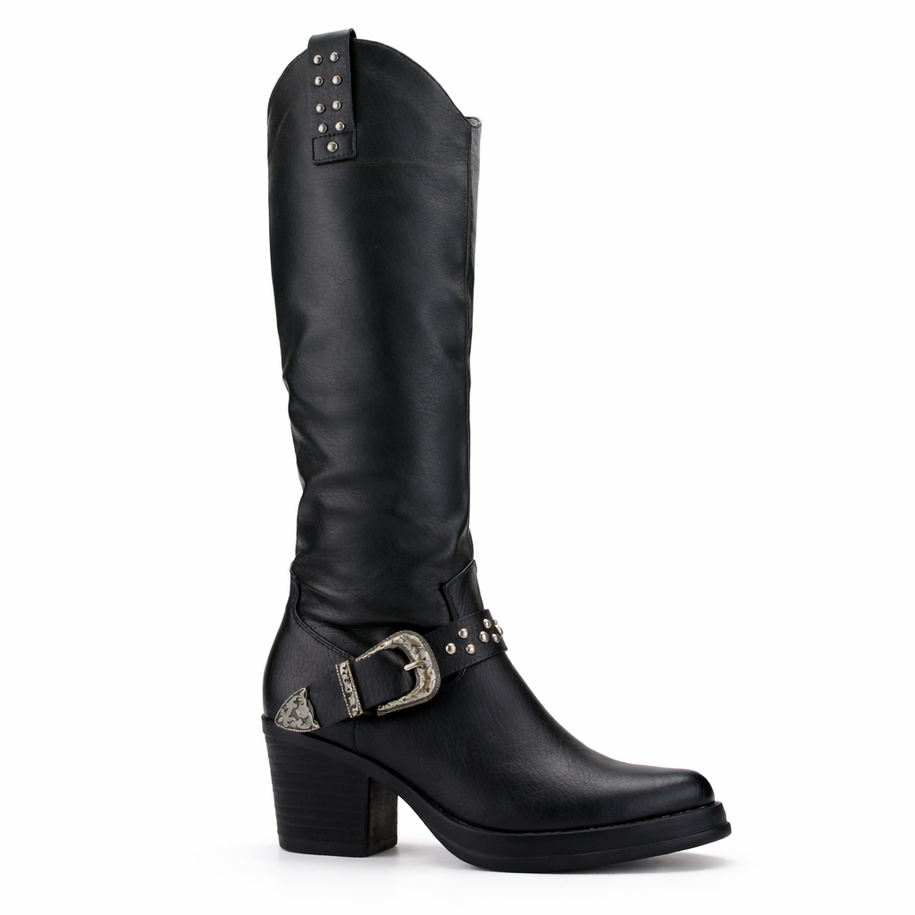 BOTA NEGRO MUJER CASUAL CHALADA SUZIE - 1