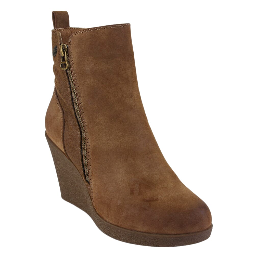 BOTIN CHALADA MUJER WEDGE-41 CAMEL CASUAL - 3