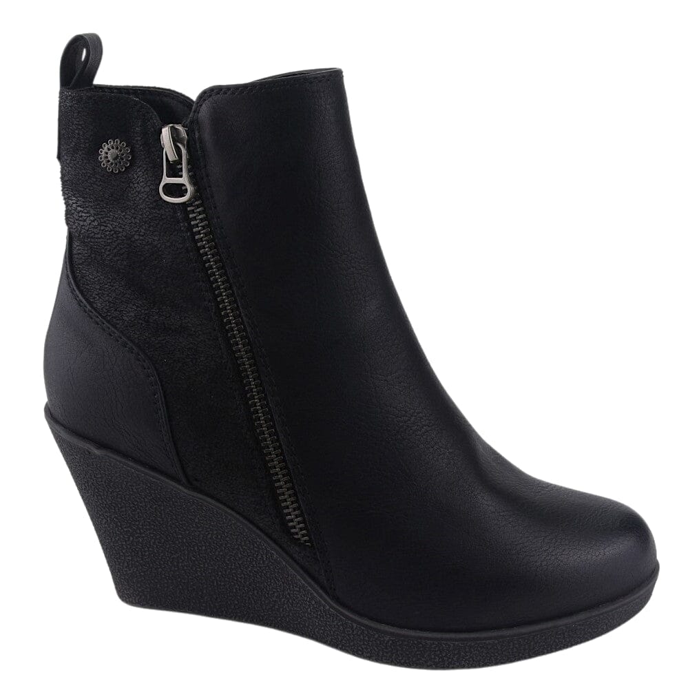 BOTIN CHALADA MUJER WEDGE-41 NEGRO CASUAL - 1
