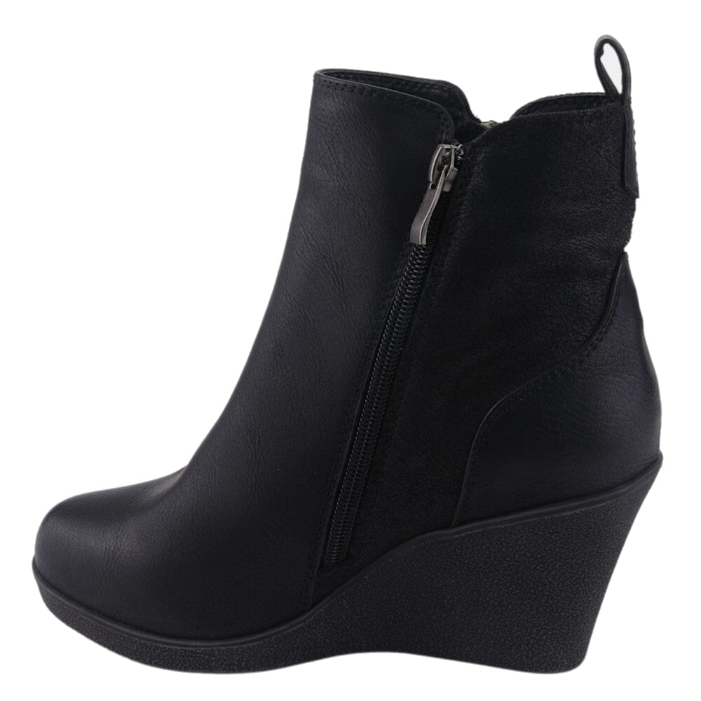 BOTIN CHALADA MUJER WEDGE-41 NEGRO CASUAL - 2