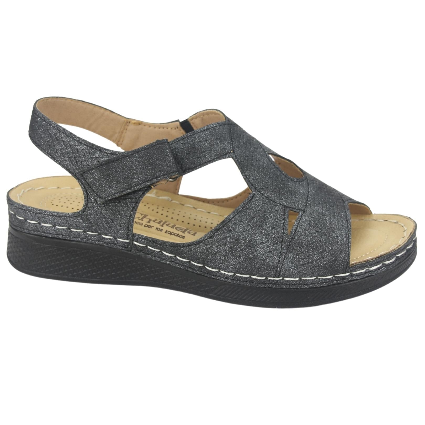 SANDALIAS CHALADA MUJER DIDI-2 NEGRO - 1