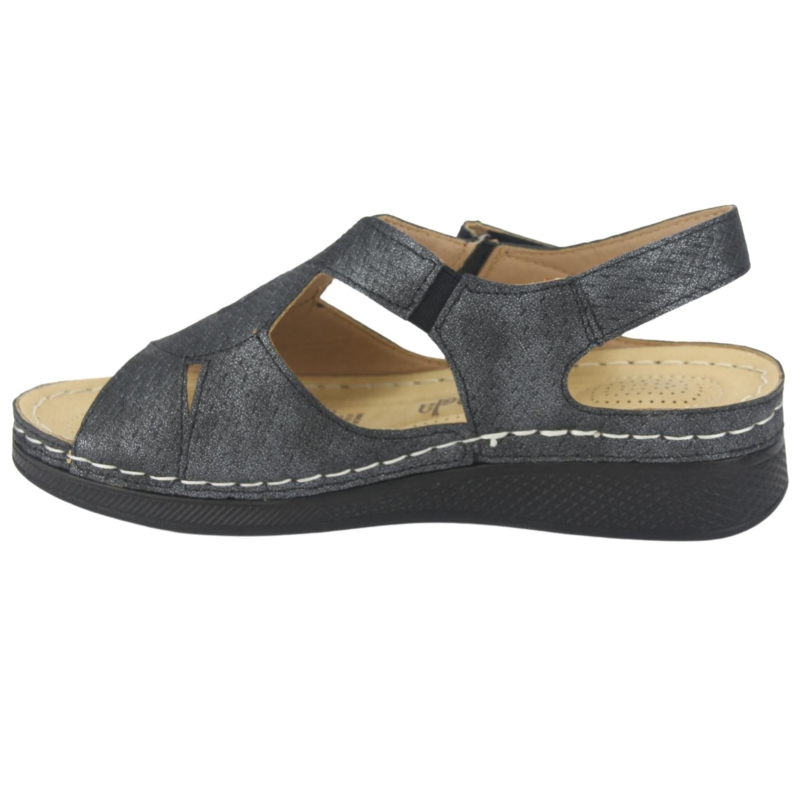 SANDALIAS CHALADA MUJER DIDI-2 NEGRO - 2