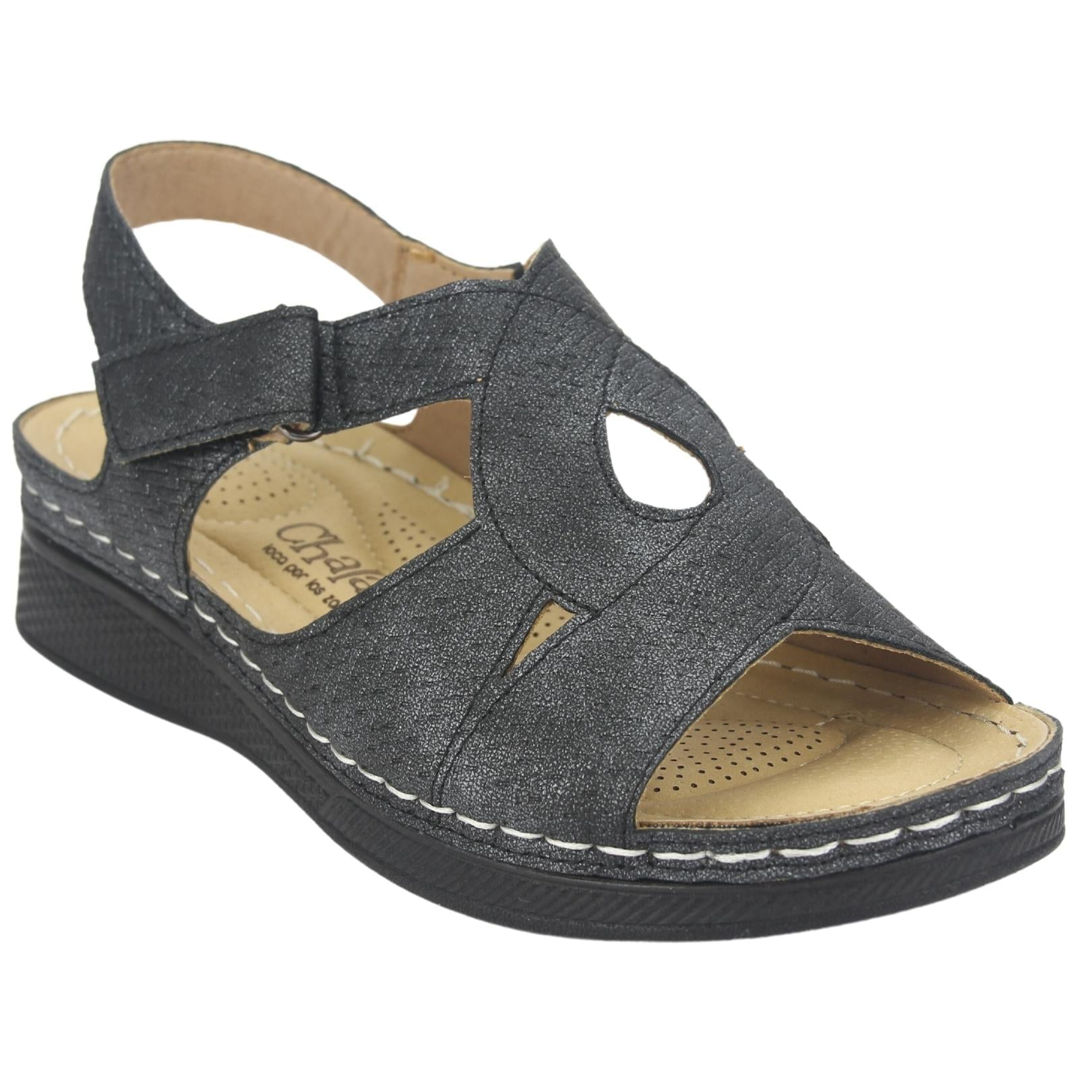 SANDALIAS CHALADA MUJER DIDI-2 NEGRO - 3