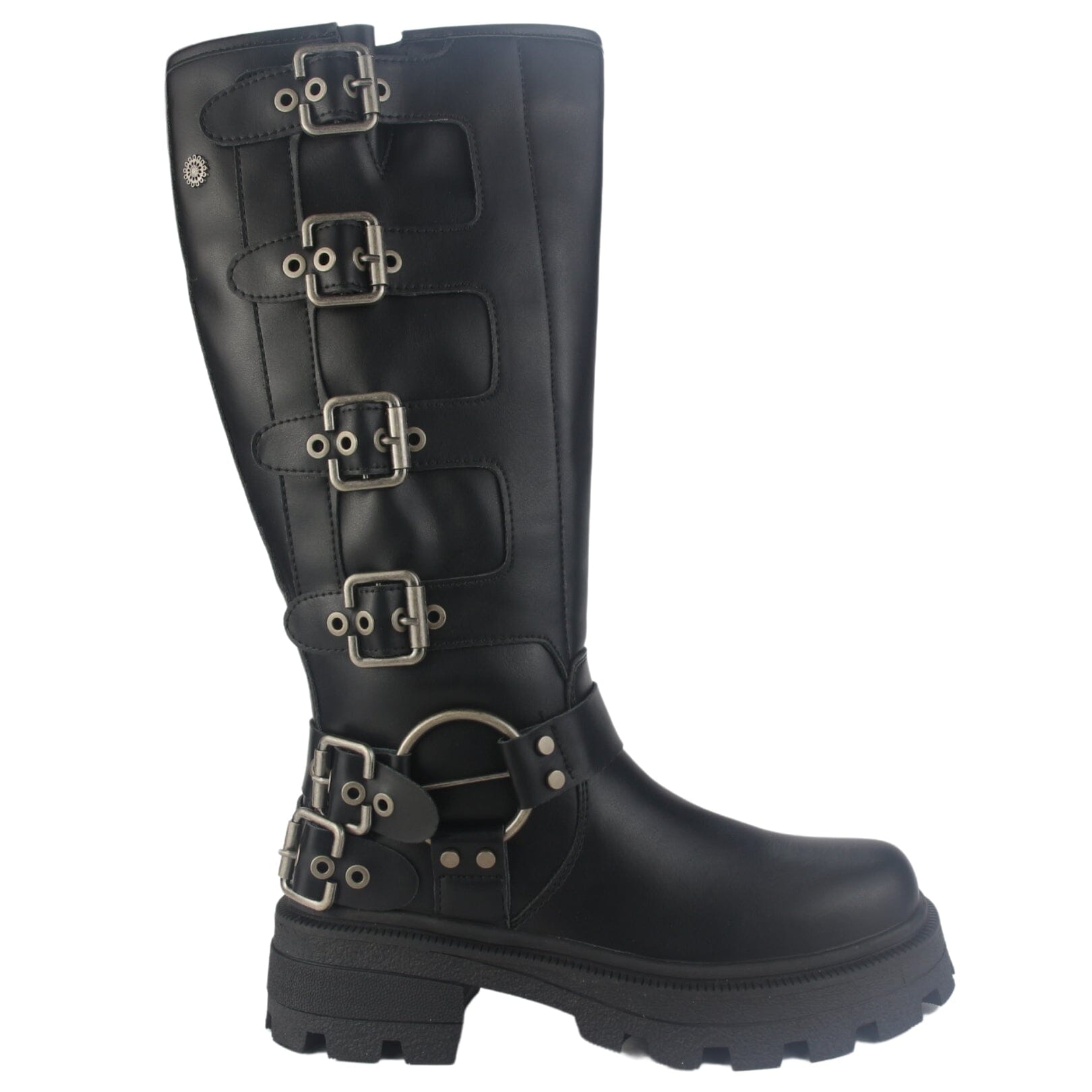 BOTA CHALADA MUJER TRIVA-1 NEGRO CASUAL - 1