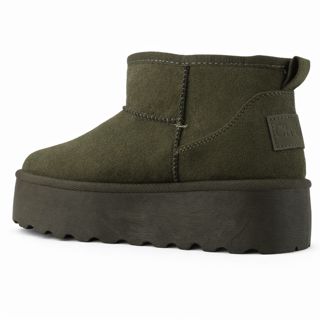 BOTIN OLIVA MUJER CASUAL CHALADA PINGUIH - 4