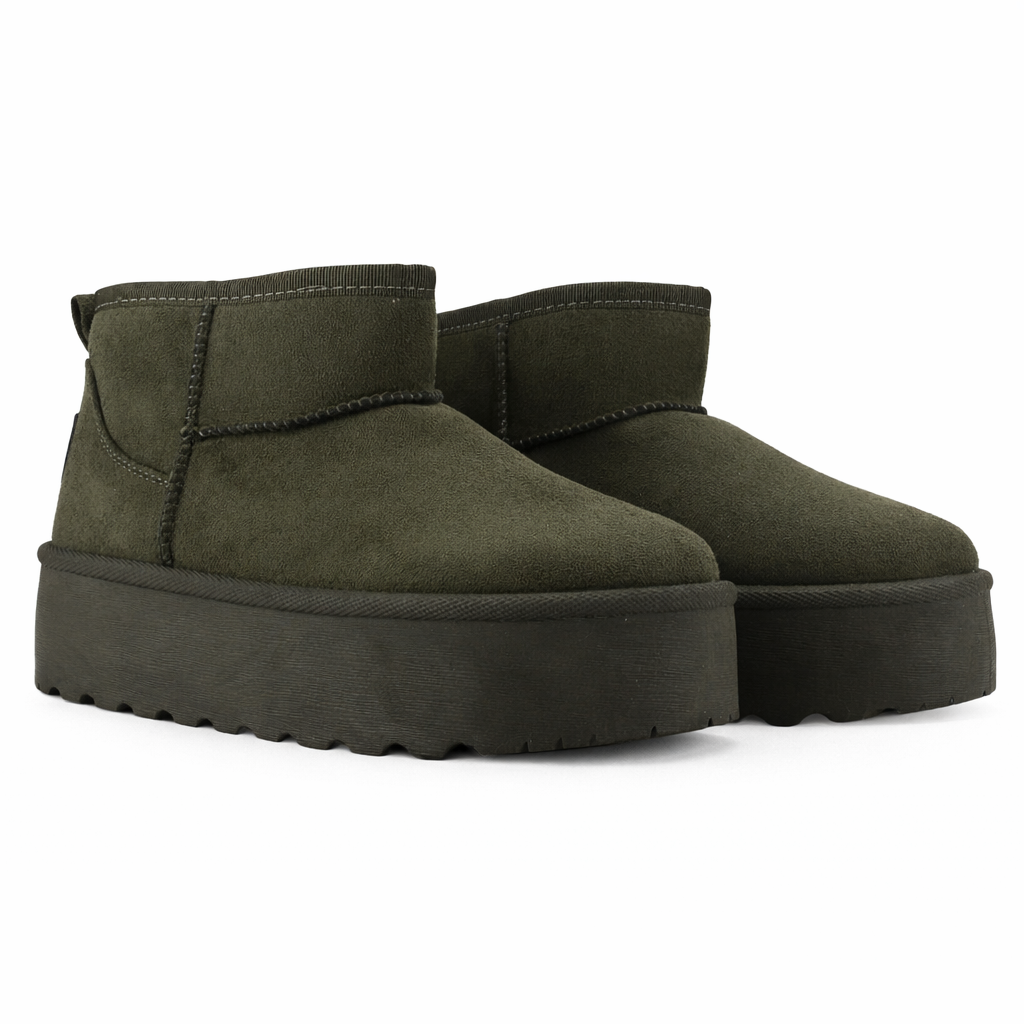 BOTIN OLIVA MUJER CASUAL CHALADA PINGUIH - 5