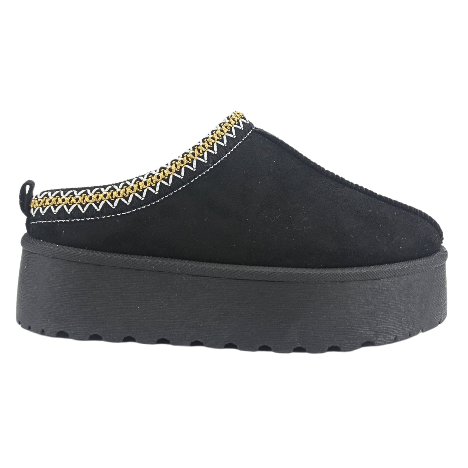 PANTUFLA CHALADA MUJER PINGUIH-3 NEGRO COMFORT - 1