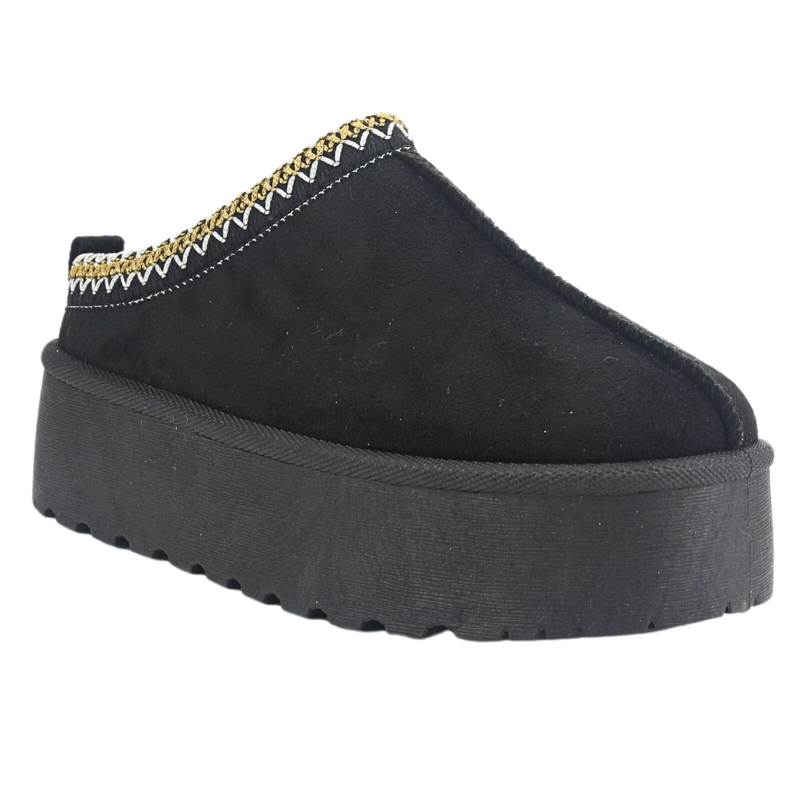 PANTUFLA CHALADA MUJER PINGUIH-3 NEGRO COMFORT - 3
