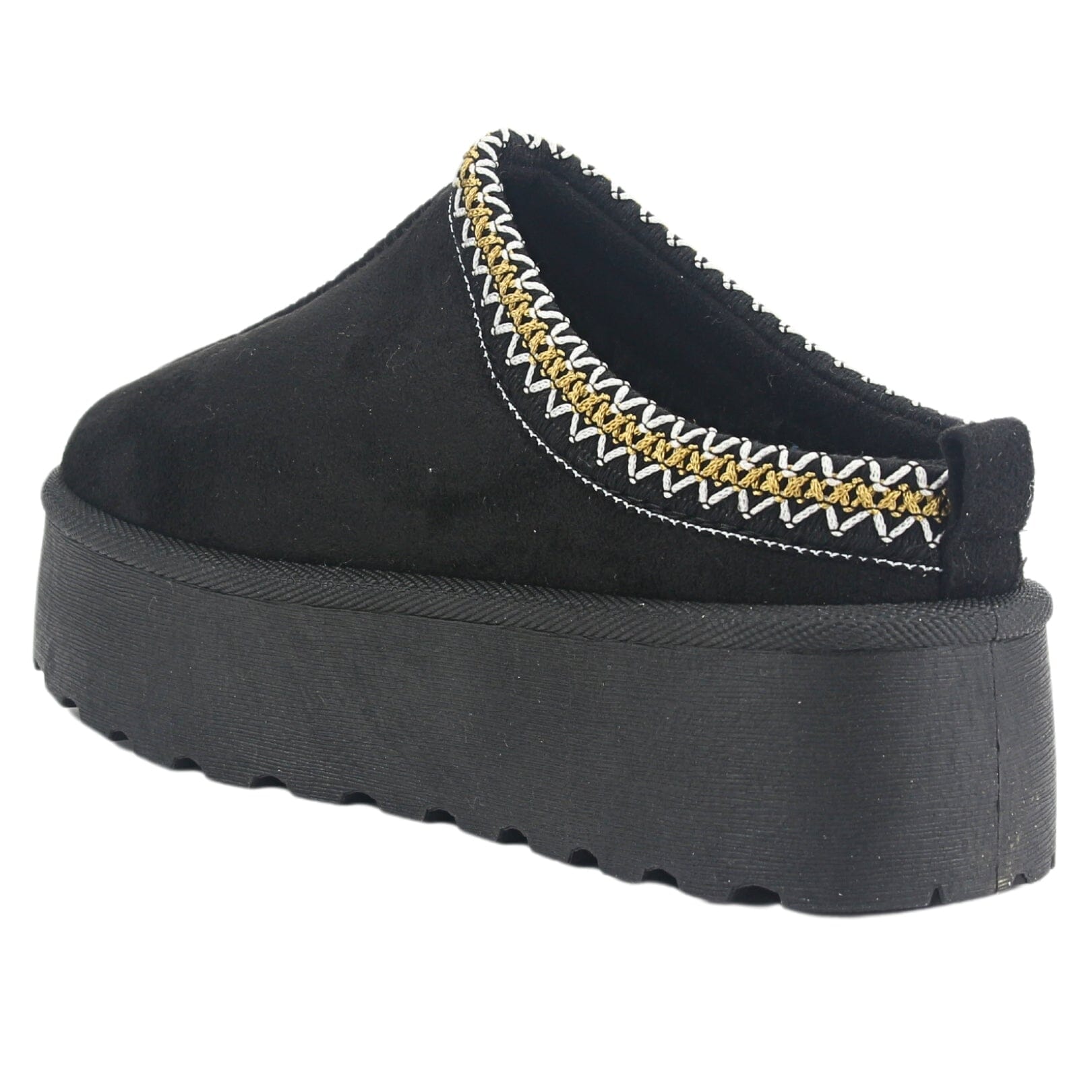 PANTUFLA CHALADA MUJER PINGUIH-3 NEGRO COMFORT - 4