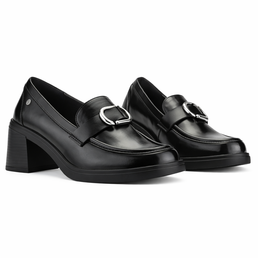 MOCASIN NEGRO MUJER CASUAL CHALADA BARI - 6