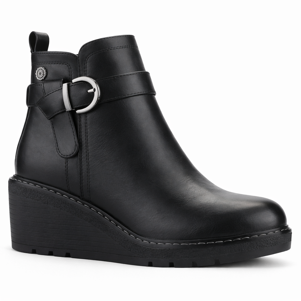 BOTIN NEGRO MUJER CASUAL CHALADA WEDING - 3