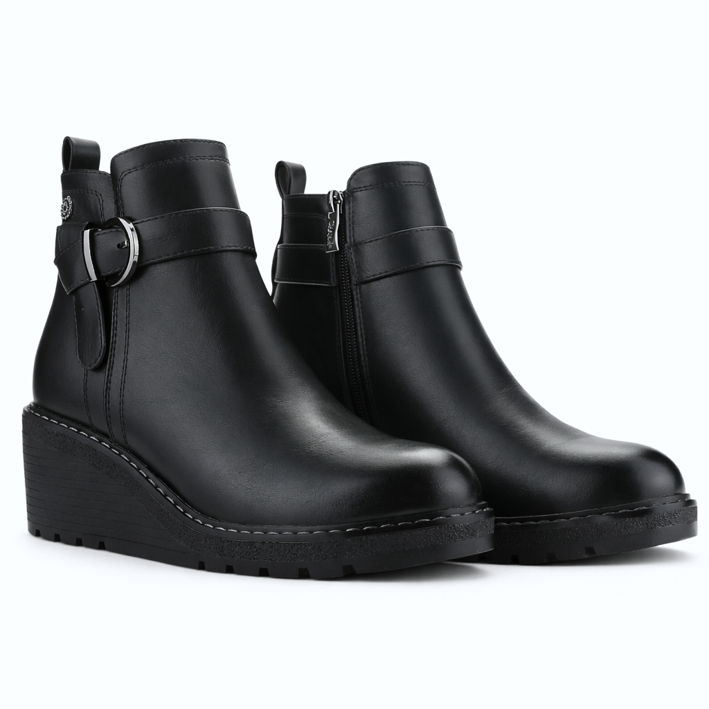BOTIN NEGRO MUJER CASUAL CHALADA WEDING - 5