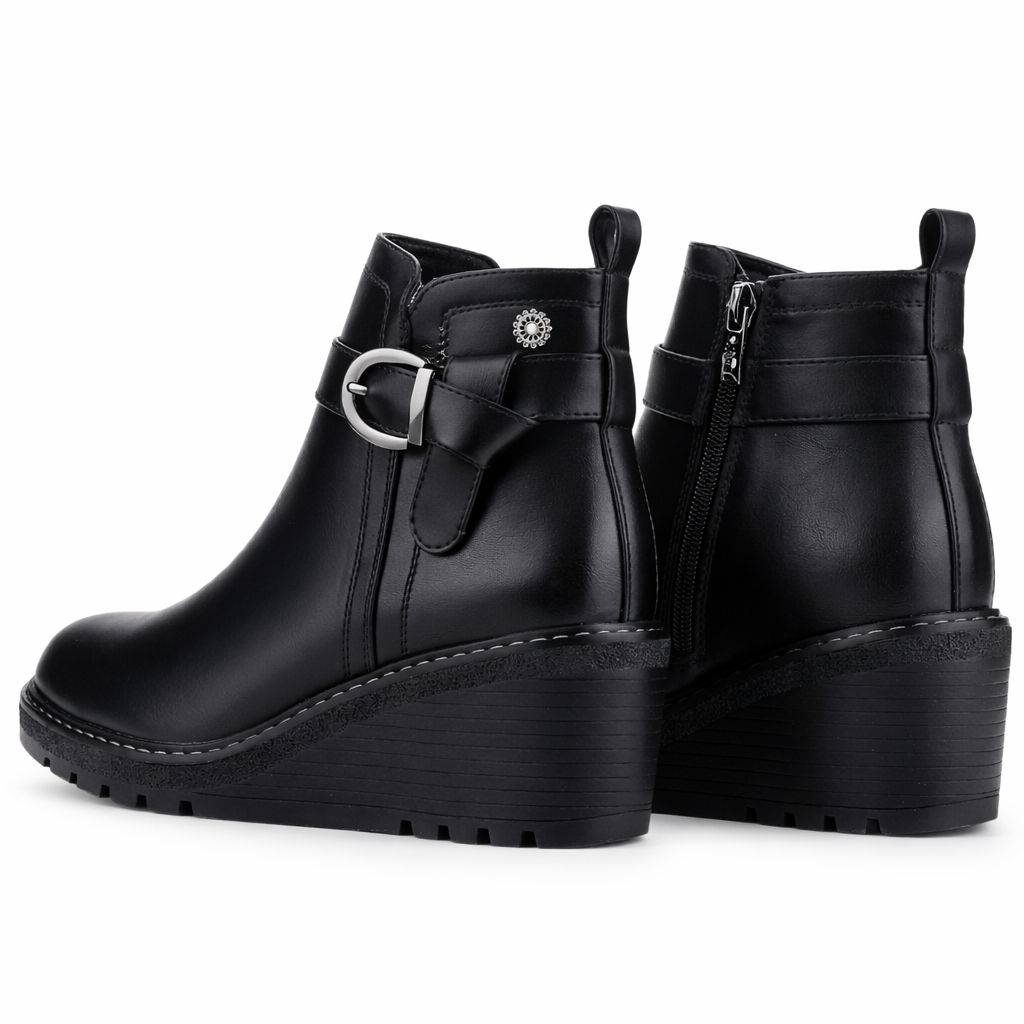 BOTIN NEGRO MUJER CASUAL CHALADA WEDING - 6