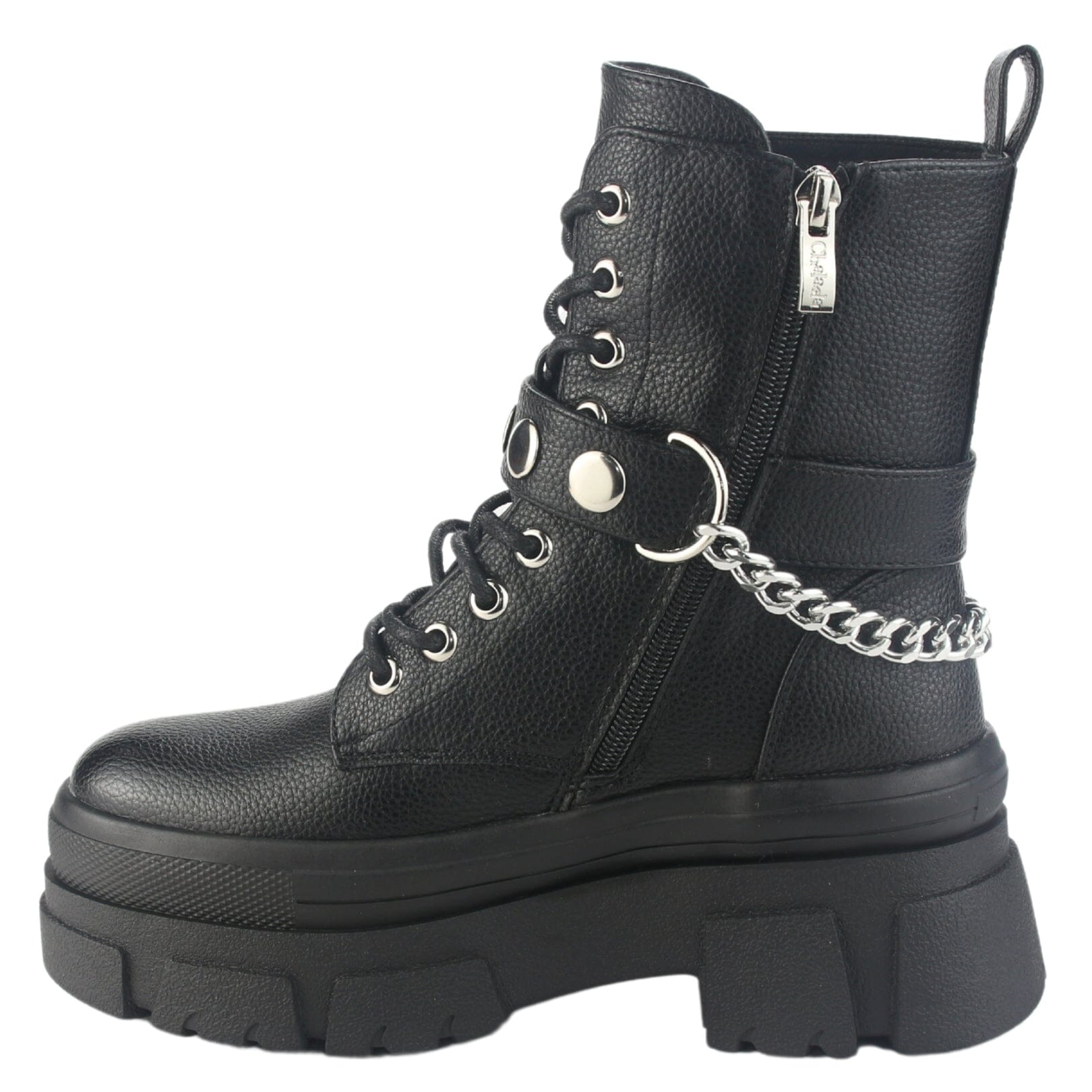 BOTIN CHALADA MUJER FLEY-3 NEGRO CASUAL - 2