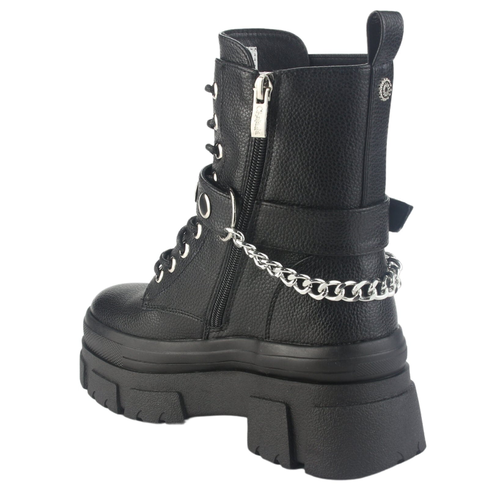 BOTIN CHALADA MUJER FLEY-3 NEGRO CASUAL - 4