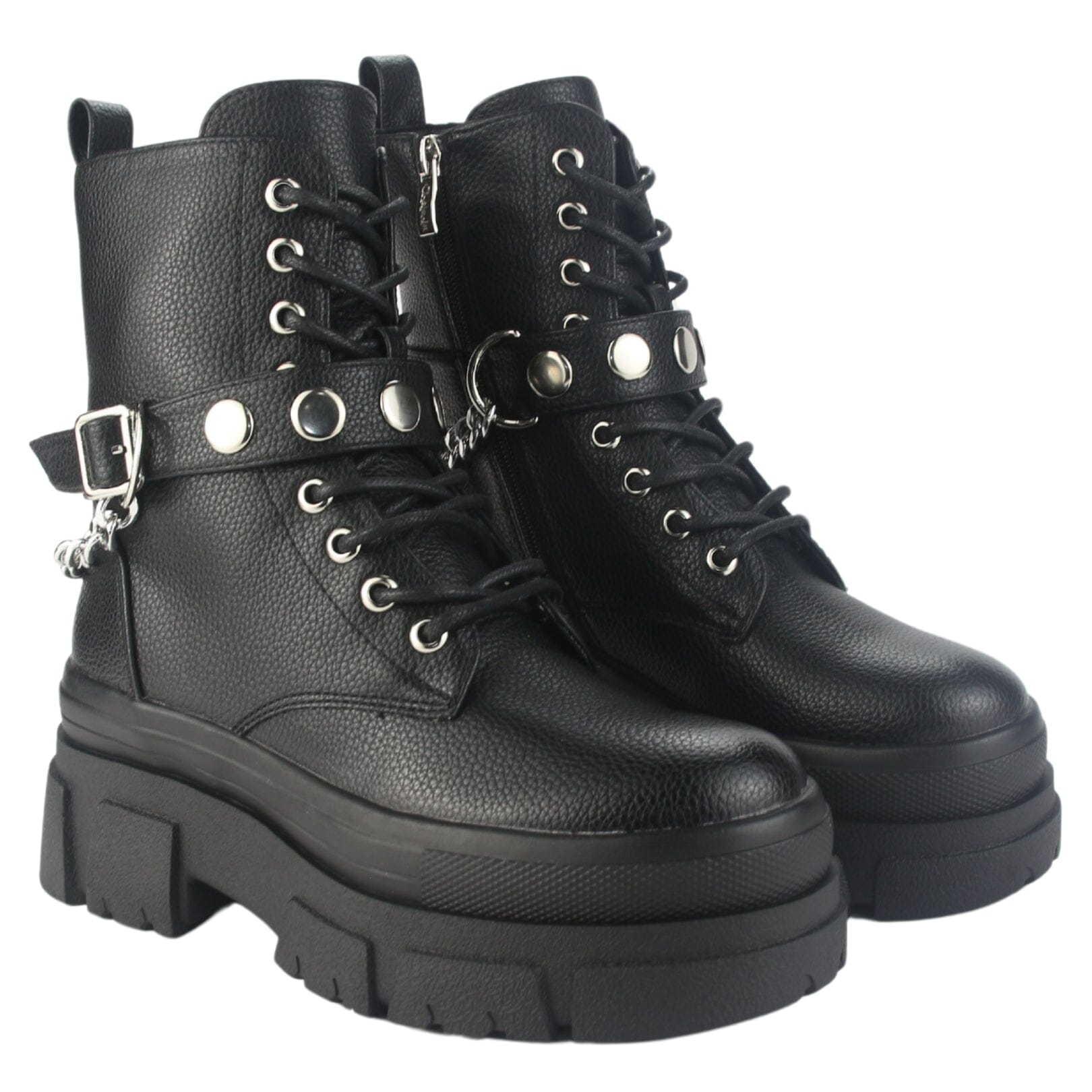 BOTIN CHALADA MUJER FLEY-3 NEGRO CASUAL - 5