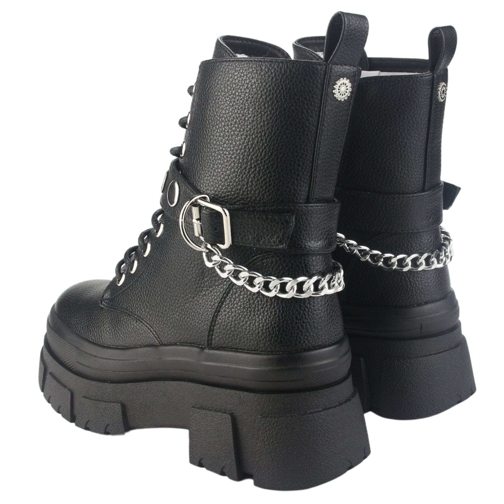 BOTIN CHALADA MUJER FLEY-3 NEGRO CASUAL - 6