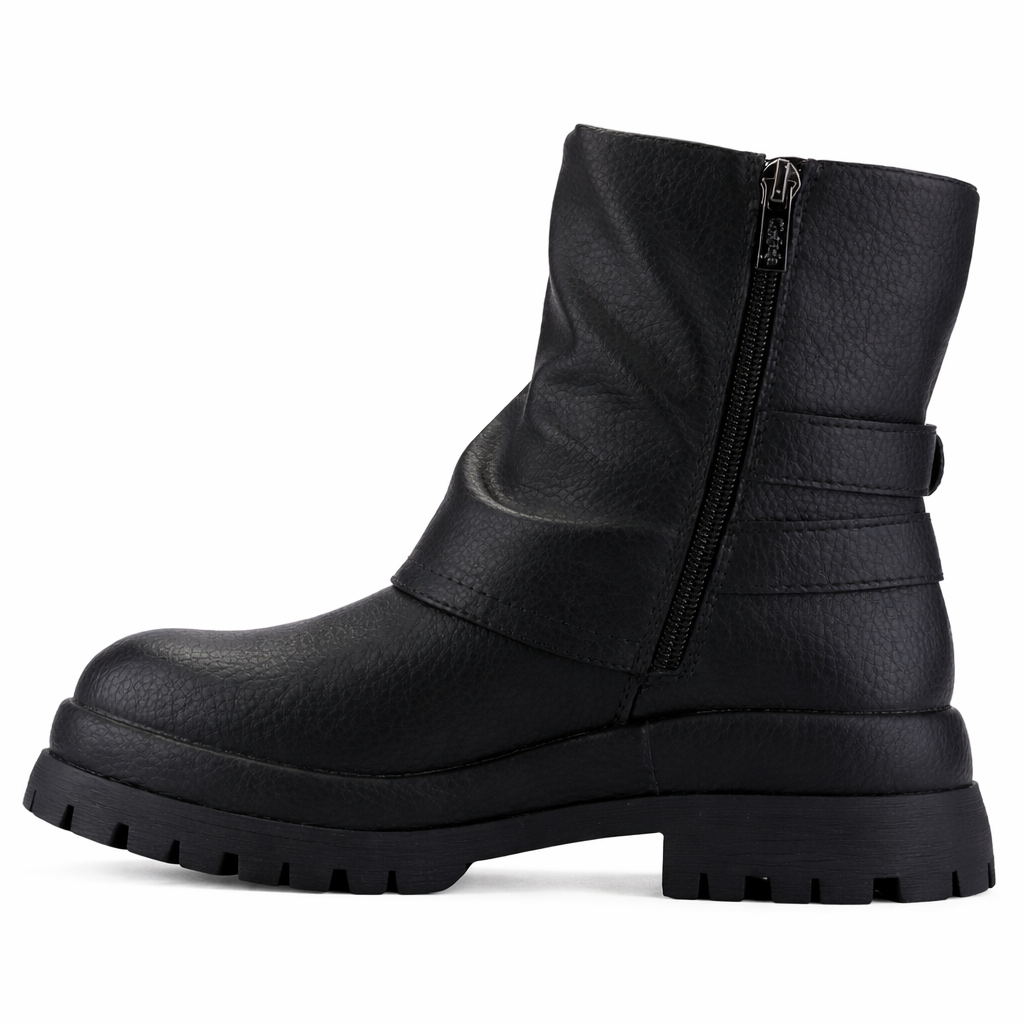 BOTIN NEGRO MUJER CASUAL CHALADA KREP - 2
