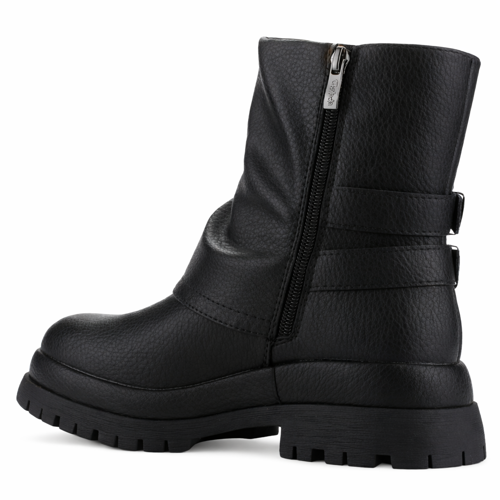 BOTIN NEGRO MUJER CASUAL CHALADA KREP - 4