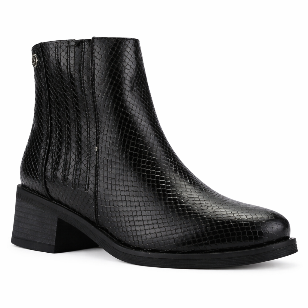 BOTIN NEGRO MUJER CASUAL CHALADA TRAFA 22 - 3
