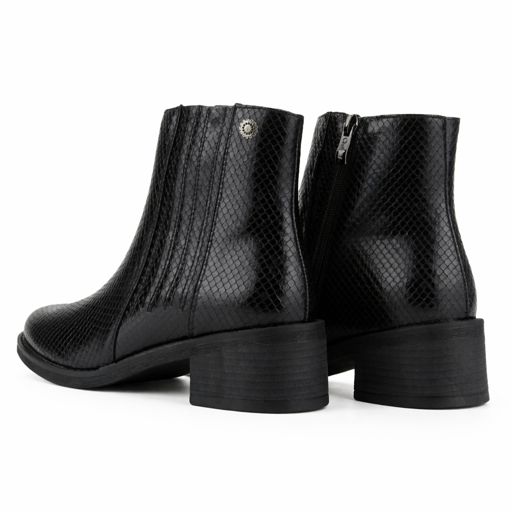 BOTIN NEGRO MUJER CASUAL CHALADA TRAFA 22 - 6
