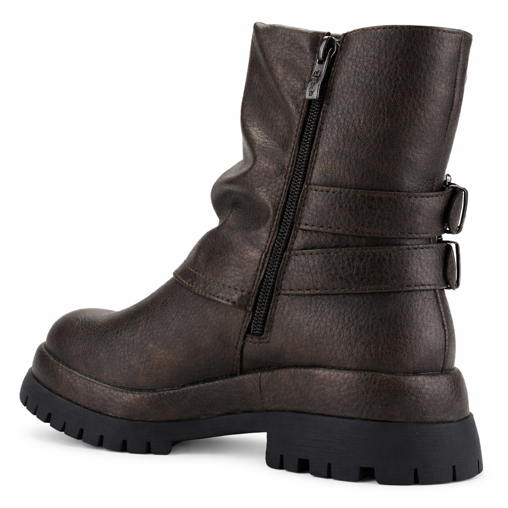 BOTIN BRONCE MUJER CASUAL CHALADA KREP - 4