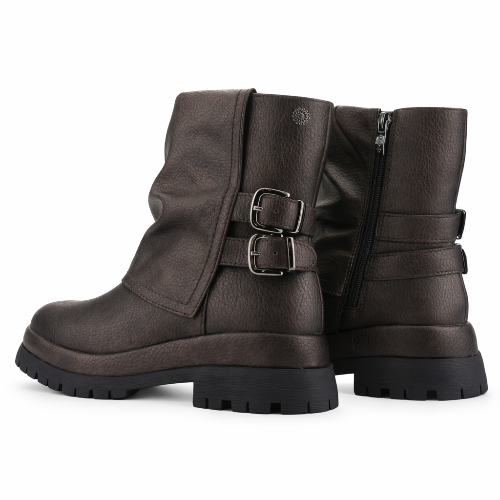 BOTIN BRONCE MUJER CASUAL CHALADA KREP - 6
